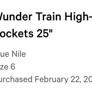 lululemon athletica Wunder Train High-Rise Leggings - Blue